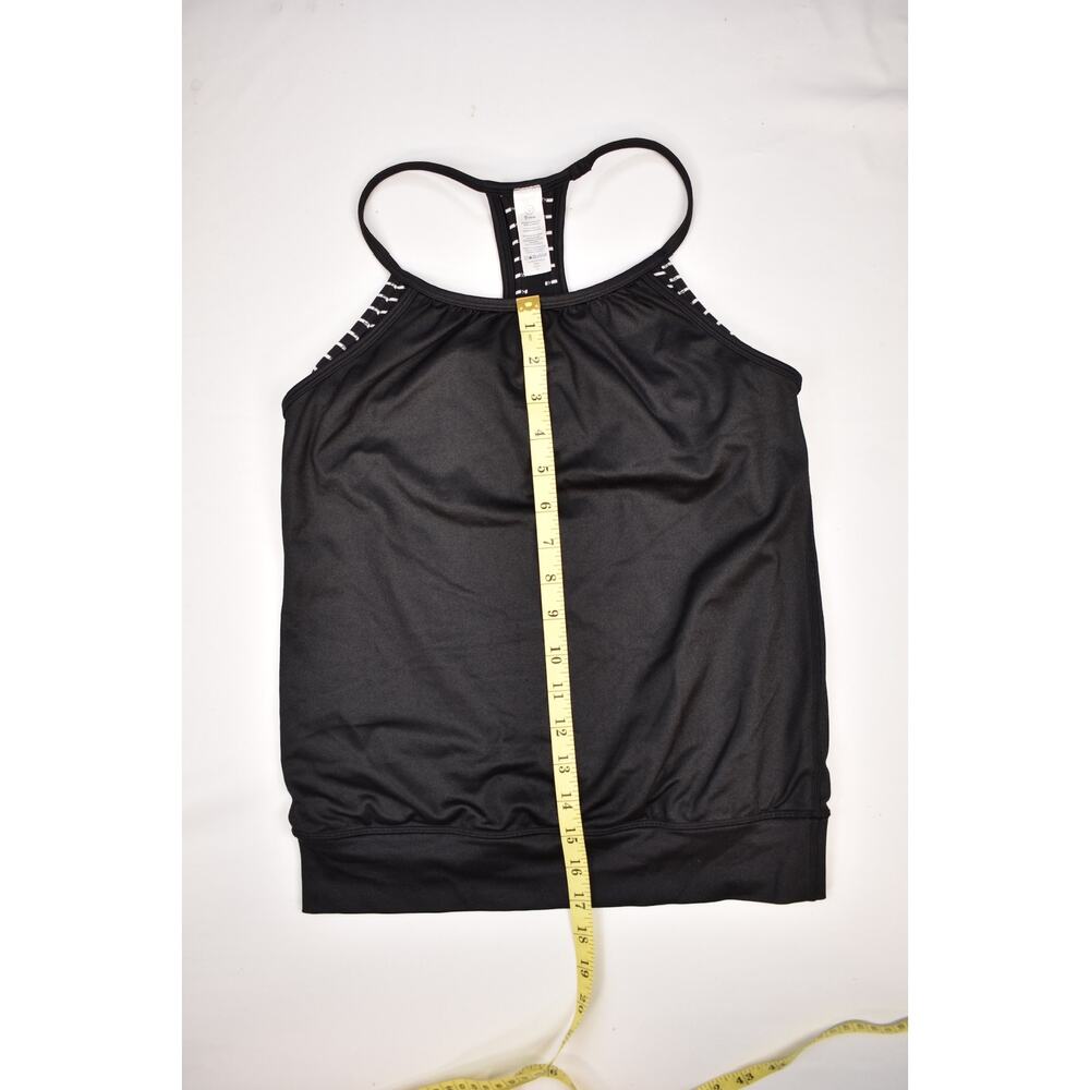 Ivivva Lululemon Girls Double Dutch Layer Tank Top Black Size 12 - Picture 4 of 5